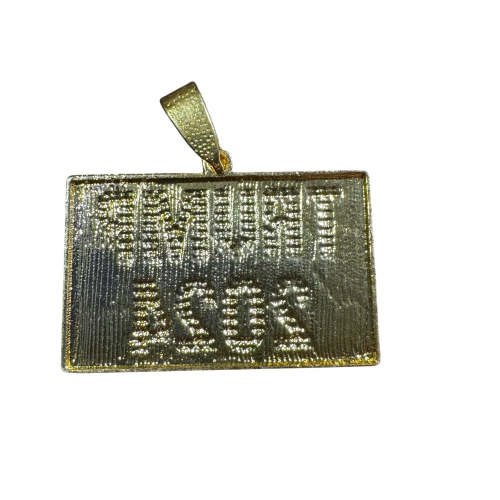 TRUMP 2024 Iced Pendant Hip Hop‎ Necklace Charm America USA - Picture 2 of 4